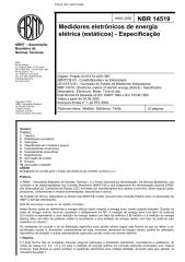 NBR 14519 - Medidores eletronicos de energia eletrica (estaticos) - Especificacao.pdf