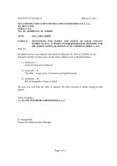 3391B - Quotation for Supply and installation of False ceiling works to Kamal Hamza Building.doc