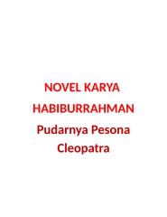 novel habiburrahman (pudarnya pesona cleopatra).doc
