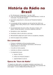História do Rádio no Brasil (resumo.doc